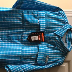 Mens Short sleeve HABIT Crawfish Creek River Shirt